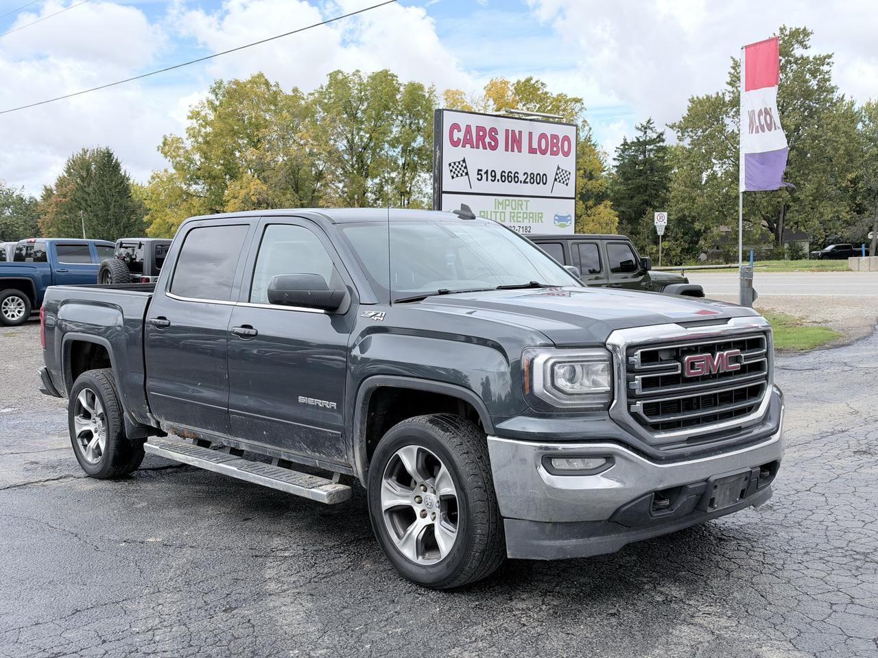 Black (Charcoal) 2017 GMC Sierra 1500 Pickup Truck Four-Wheel Drive Automatic