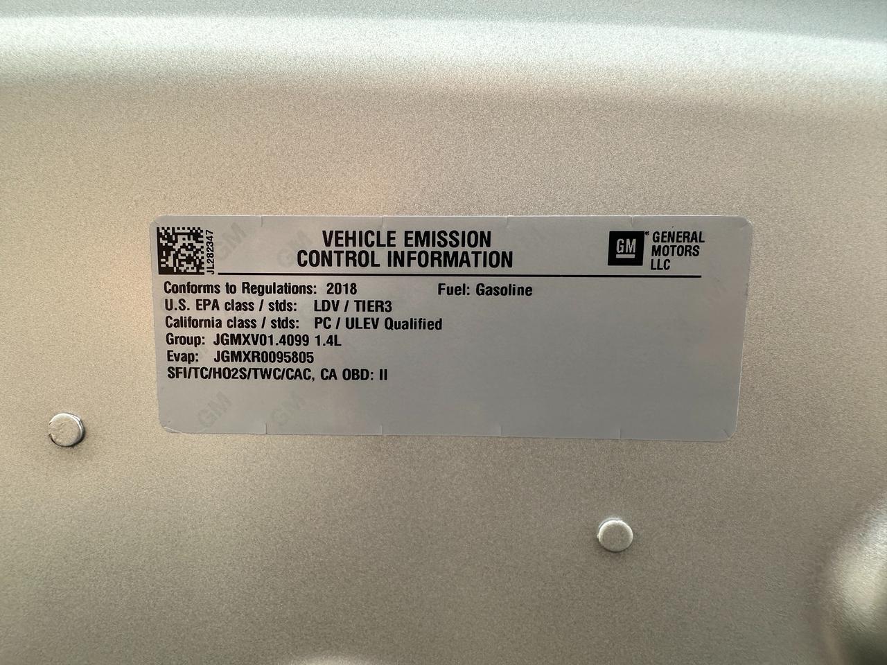 2018 Chevrolet Trax LT AWD Cloth BackupCam XM Bluetooth RemoteStart AC Photo