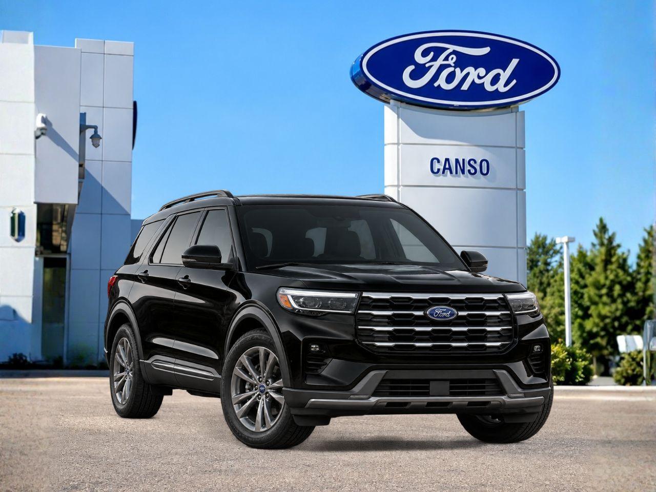 Agate Black Metallic 2027 Ford Explorer SUV / Crossover All-Wheel Drive Automatic