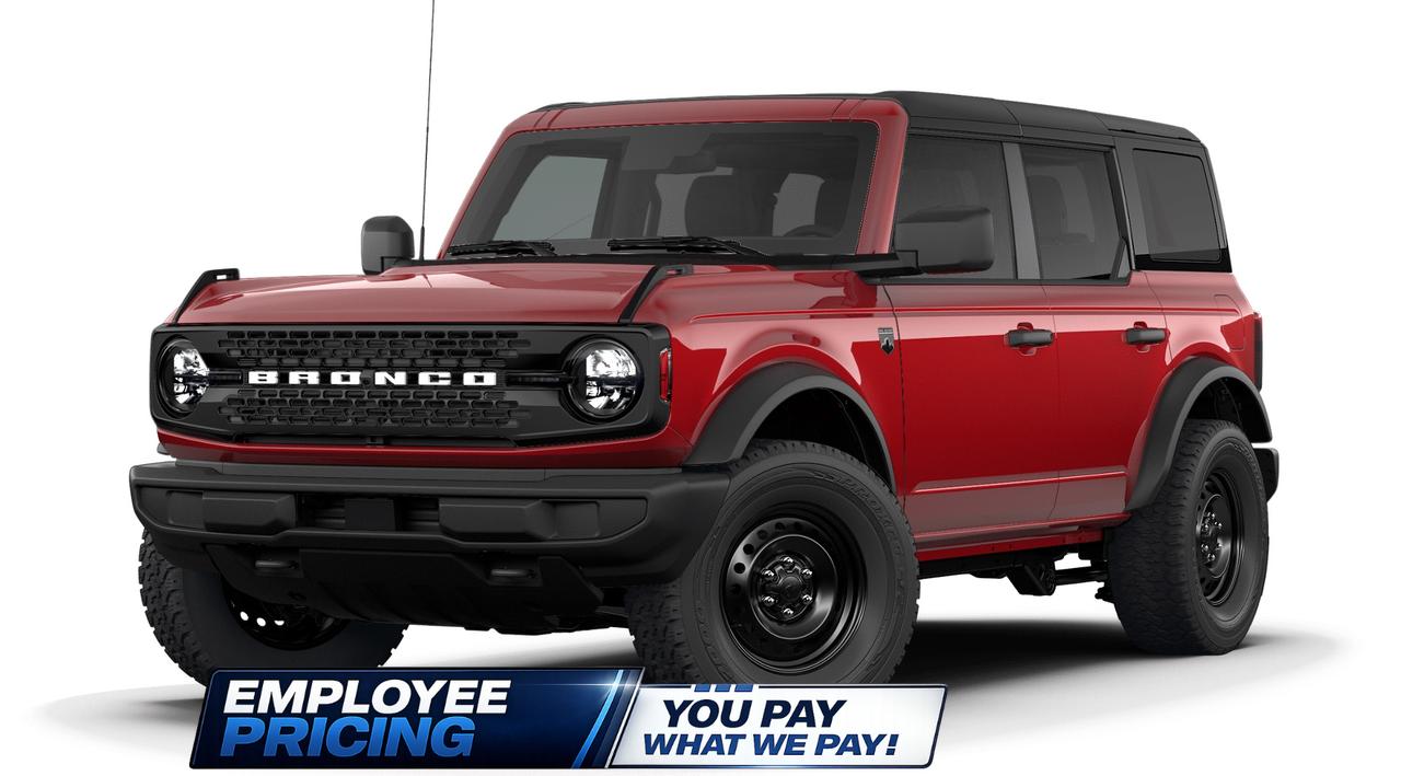 Ruby Red Metallic Tinted Clearcoat 2026 Ford Bronco SUV / Crossover Four-Wheel Drive Automatic