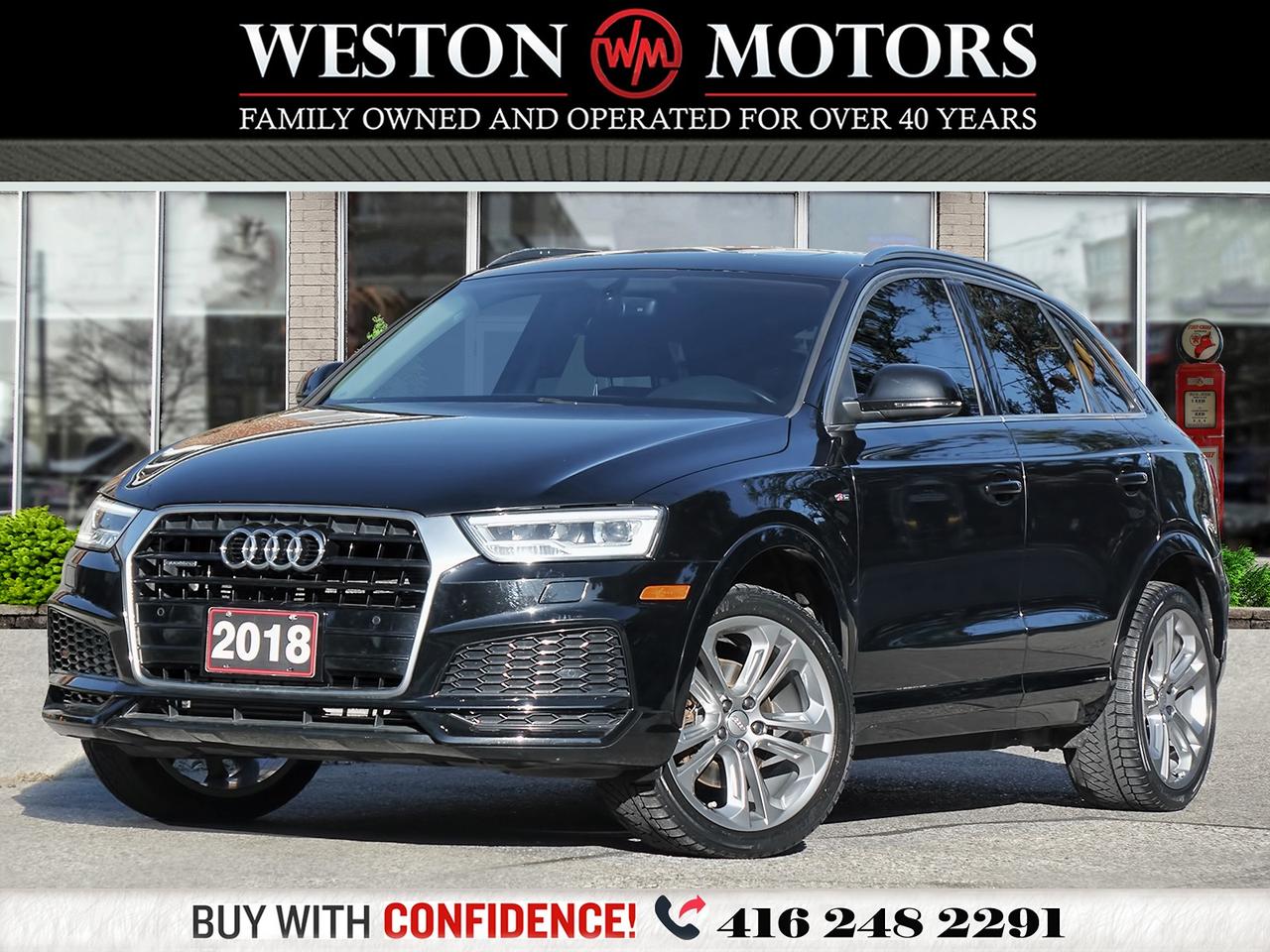 Black 2018 Audi Q3 SUV / Crossover Automatic