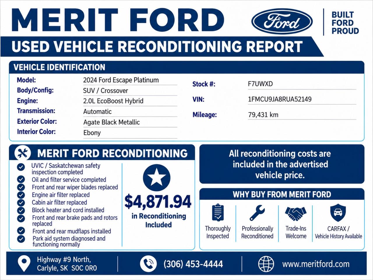 2024 Ford Escape Platinum Photo2