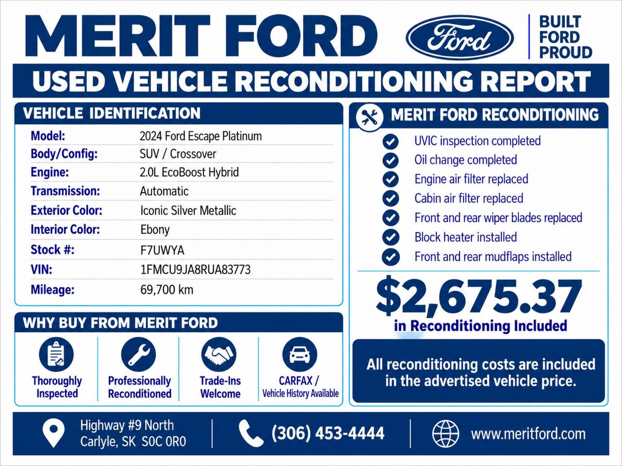 2024 Ford Escape Platinum Photo2