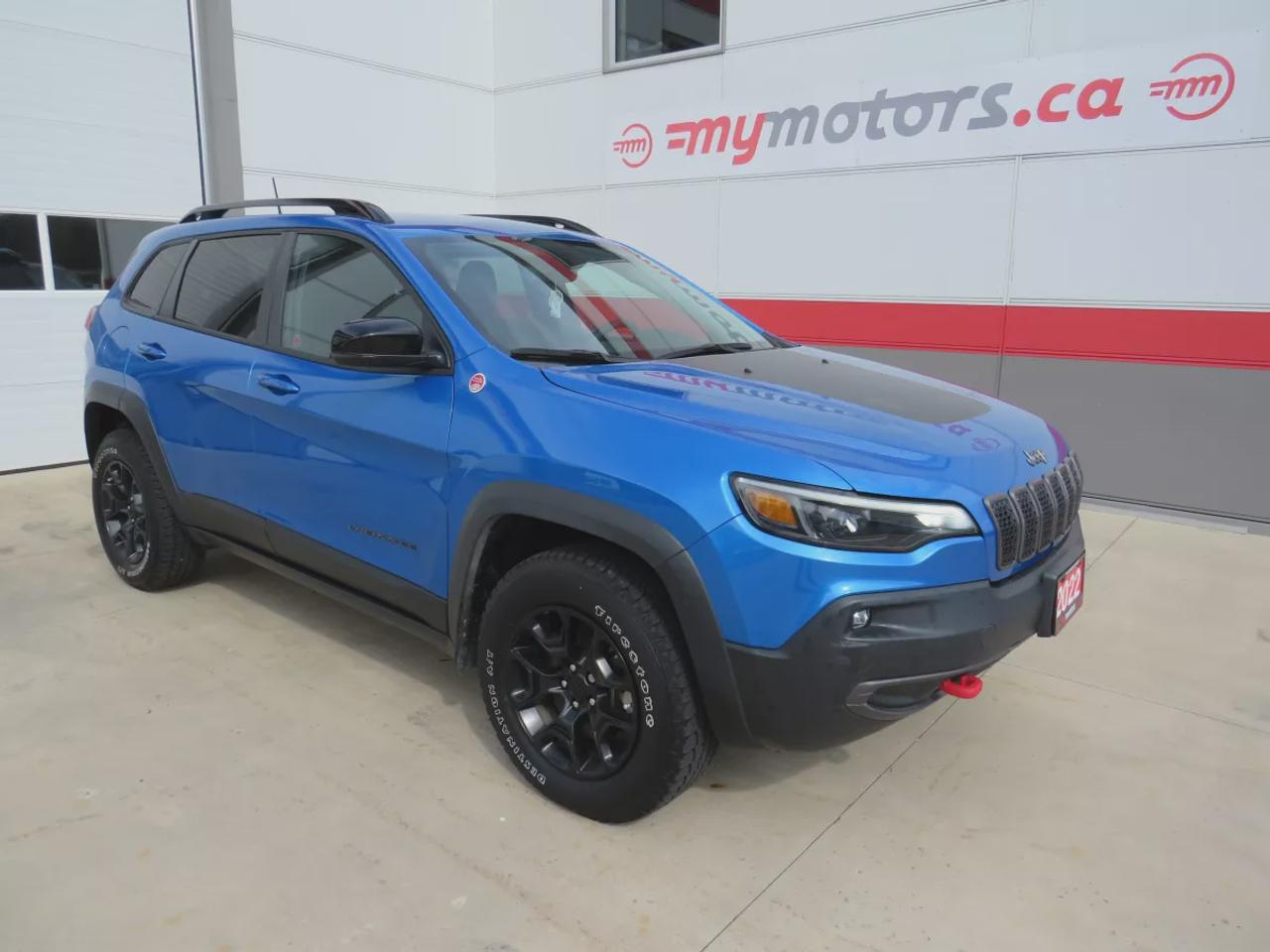 2022 Jeep Cherokee Trailhawk | 4WD | Automatic | Alloy Wheels | All-Terrain Tires | Heated Seats | Heated Steering Wheel | Power Driver Seat | Dual-Zone Climate Control | Touchscreen Display | Navigation | Bluetooth | Back-Up Camera | Blind Spot Monitor | Cross-Traffic Aler Photo0