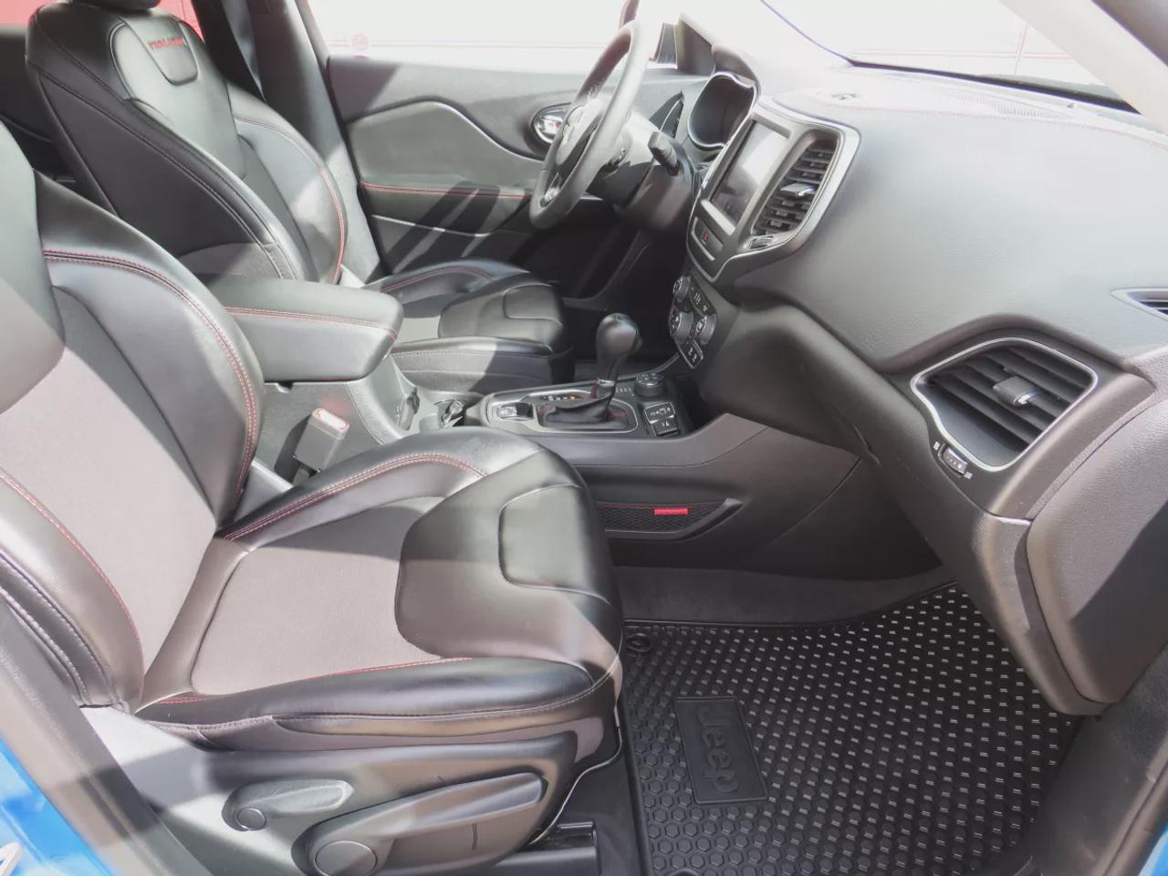 2022 Jeep Cherokee Trailhawk | 4WD | Automatic | Alloy Wheels | All-Terrain Tires | Heated Seats | Heated Steering Wheel | Power Driver Seat | Dual-Zone Climate Control | Touchscreen Display | Navigation | Bluetooth | Back-Up Camera | Blind Spot Monitor | Cross-Traffic Aler Photo