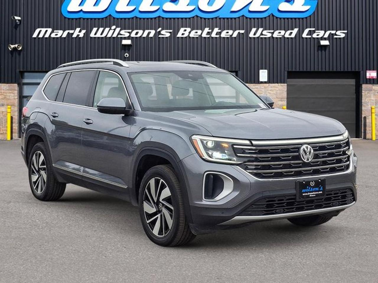 2024 Volkswagen Atlas Highline AWD | Leather | Sunroof | Nav | Harman Kardon Audio | Cooled + Heated Seats | ACC and More! Photo