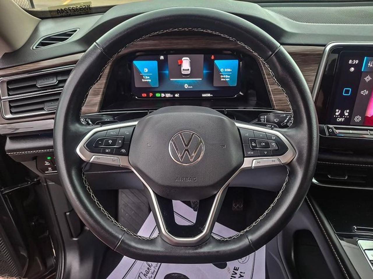 2024 Volkswagen Atlas Highline AWD | Leather | Sunroof | Nav | Harman Kardon Audio | Cooled + Heated Seats | ACC and More! Photo