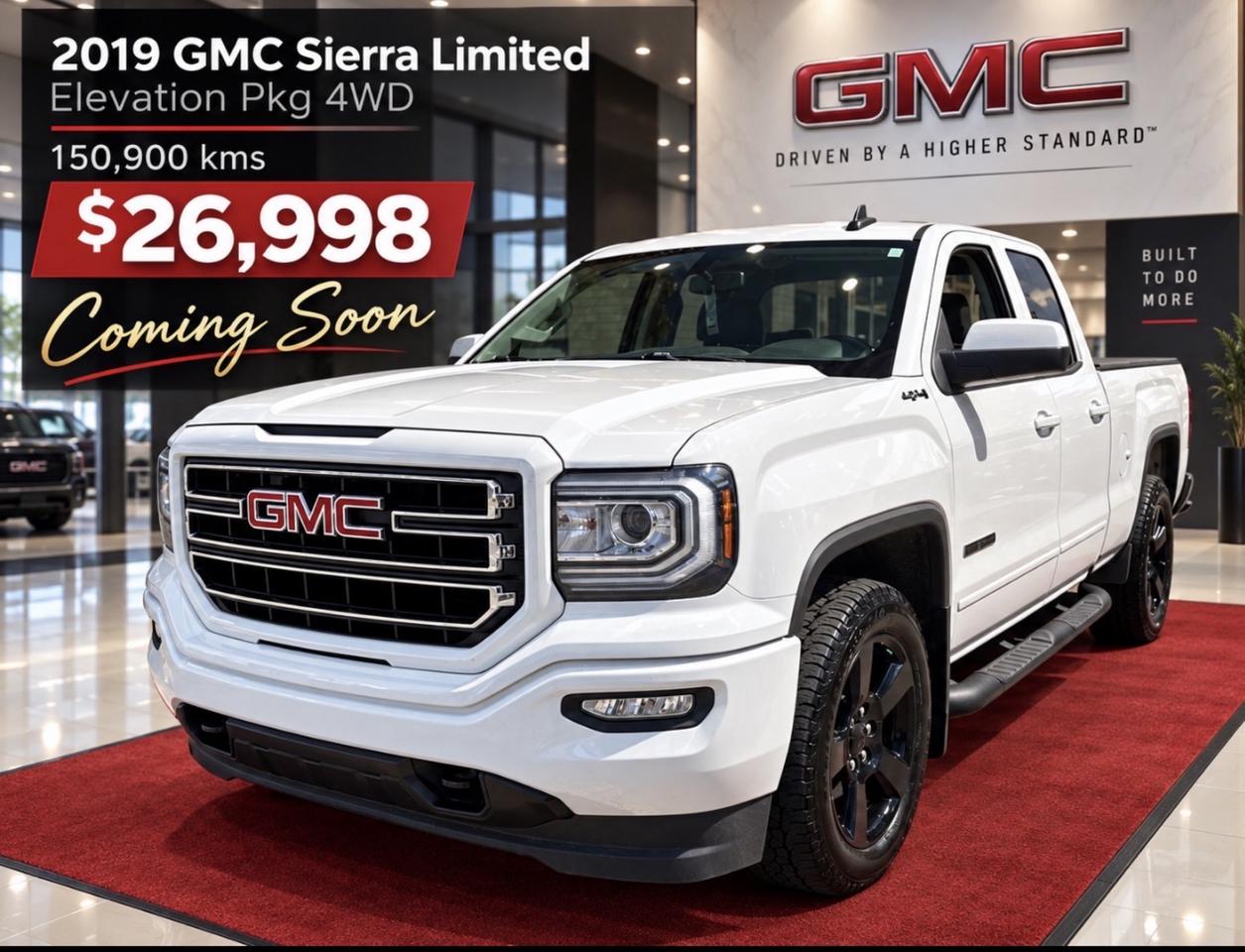 2019 GMC Sierra 1500 Limited Elevation Pkg 4WD