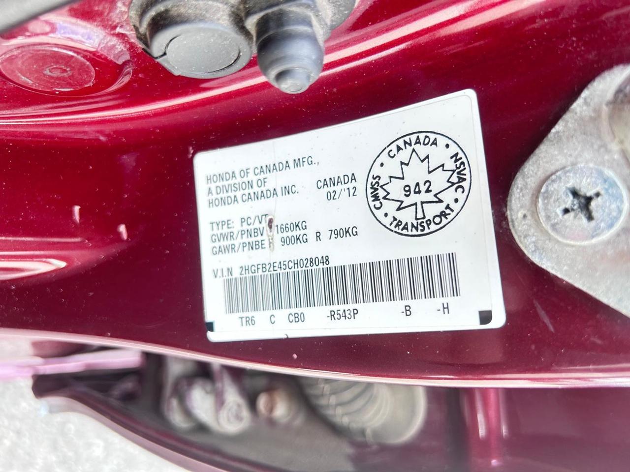 2012 Honda Civic LX Photo