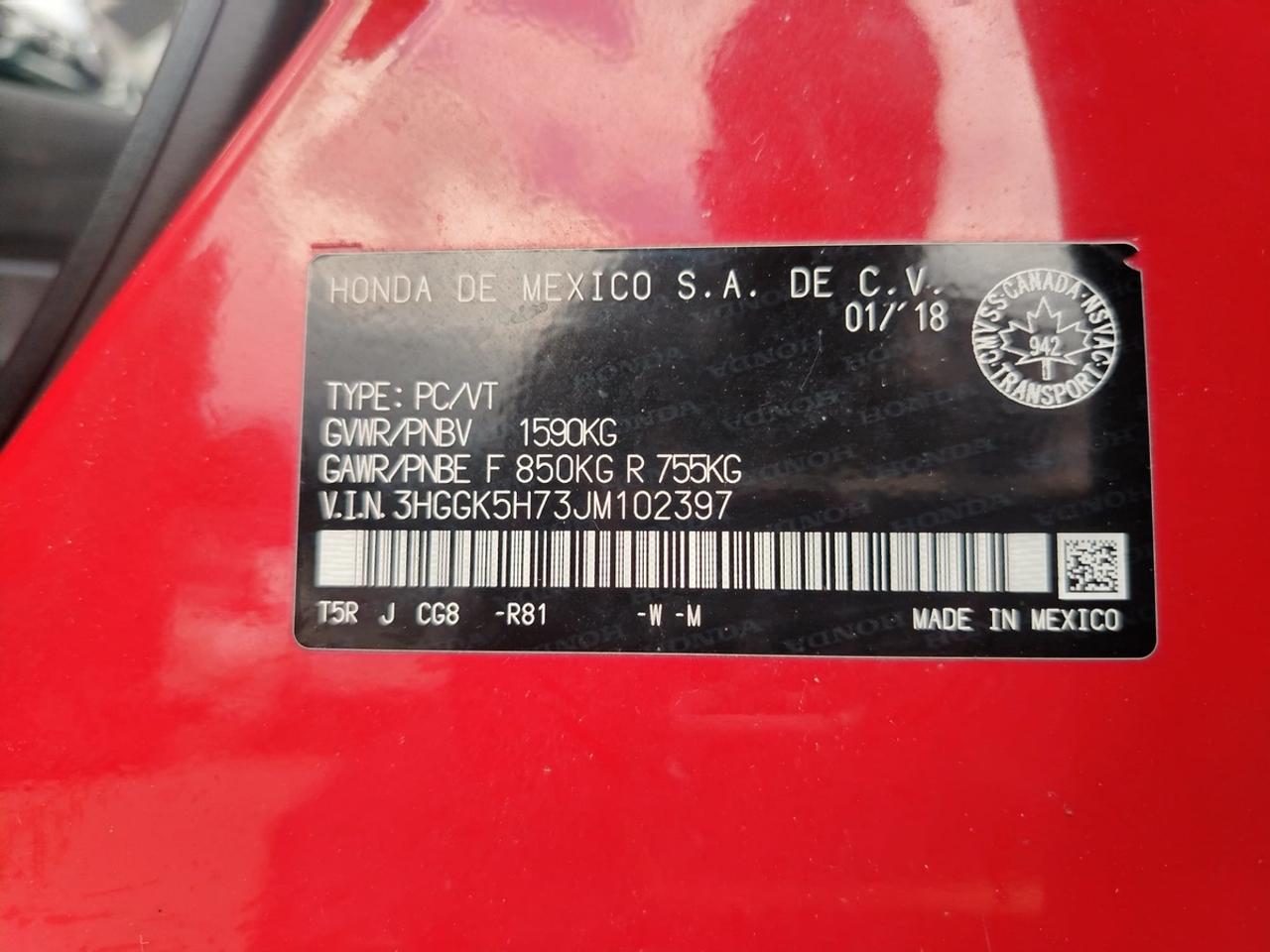 2018 Honda Fit Sport Photo