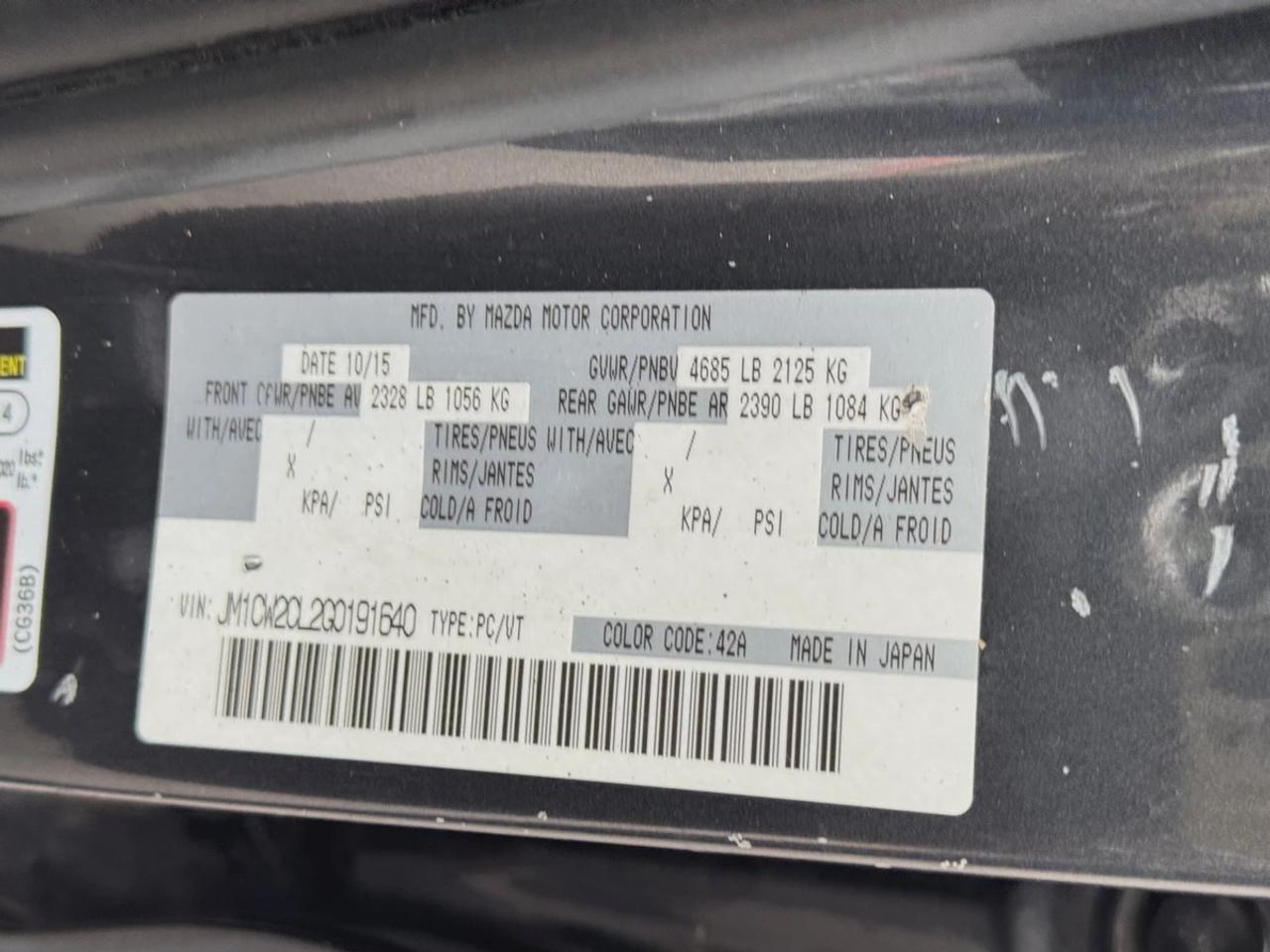 2016 Mazda MAZDA5 Touring Photo