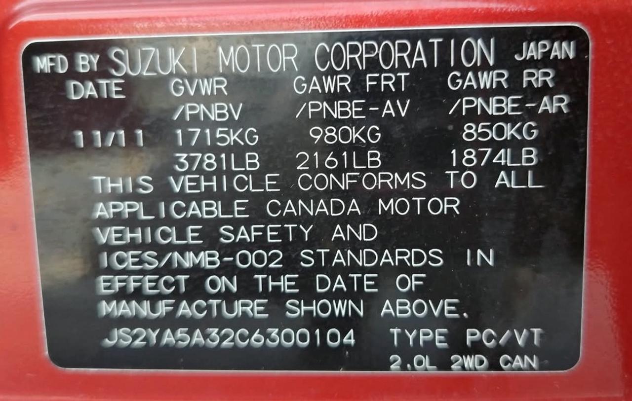 2012 Suzuki SX4 Crossover Premium Photo