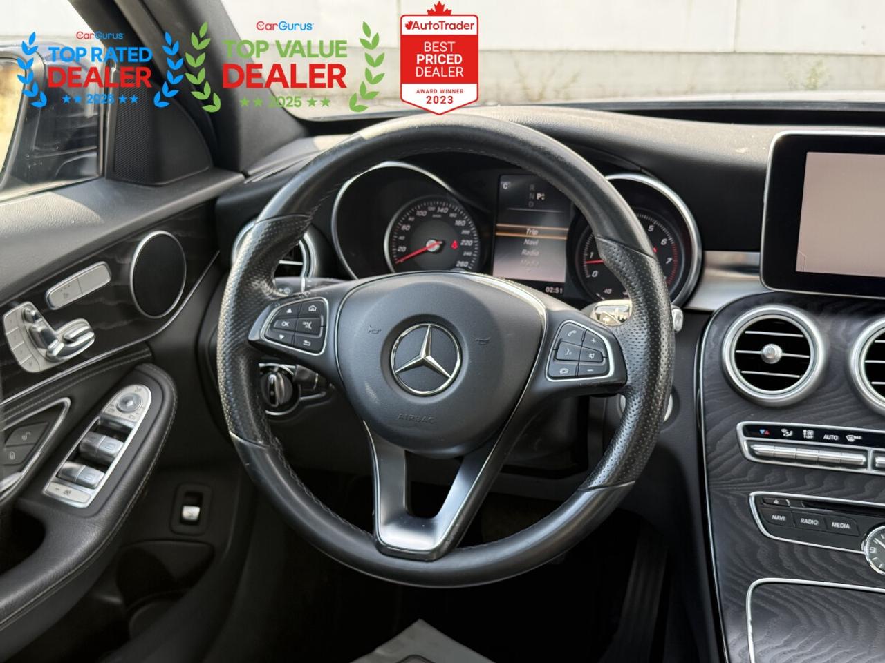 2016 Mercedes-Benz C-Class PREMIUM PKG | MB SERVICED | PANO | REAR CAMERA | NAVI | LOADED Photo
