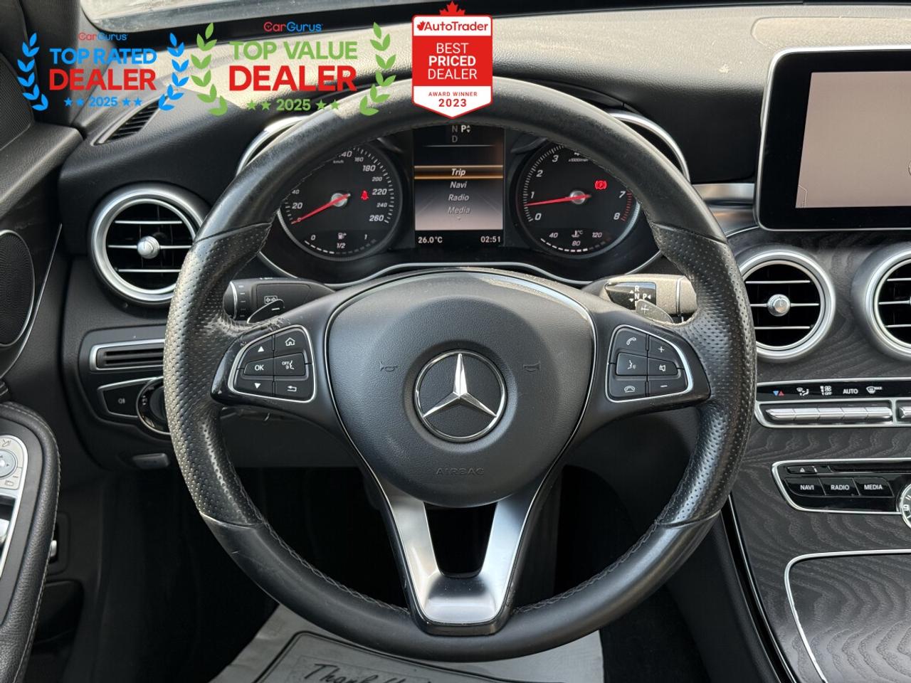 2016 Mercedes-Benz C-Class PREMIUM PKG | MB SERVICED | PANO | REAR CAMERA | NAVI | LOADED Photo