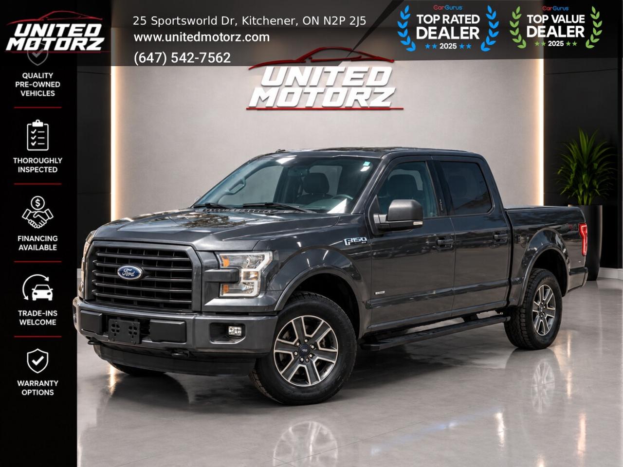 2016 Ford F-150 XLT SPORT SUPERCREW 145" 4WD 2.7L 6cy Photo0