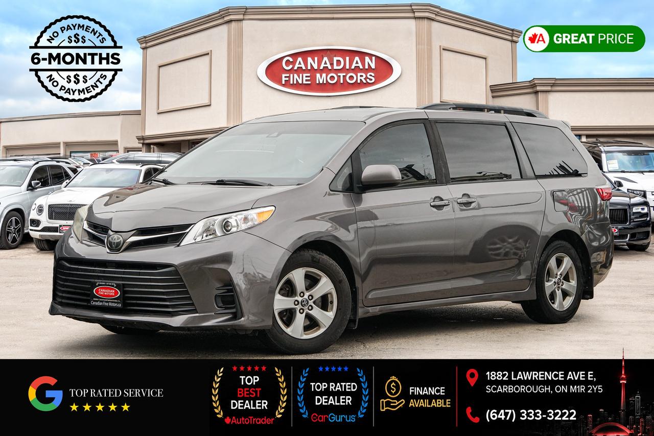 Gray 2018 Toyota Sienna Minivan Front-Wheel Drive Automatic