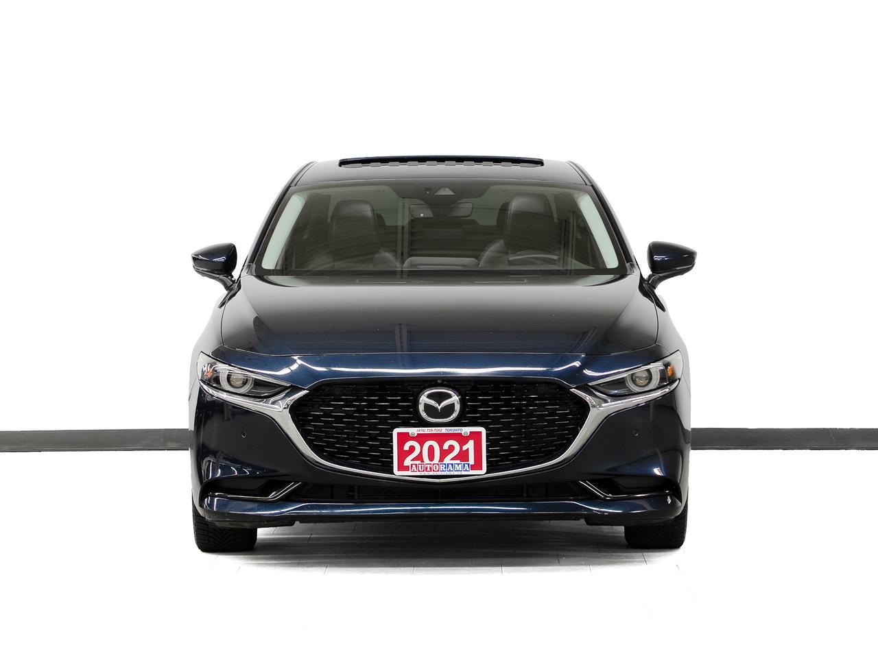 2021 Mazda MAZDA3 GT | Nav | Leather | Sunroof | BSM | ACC | CarPlay