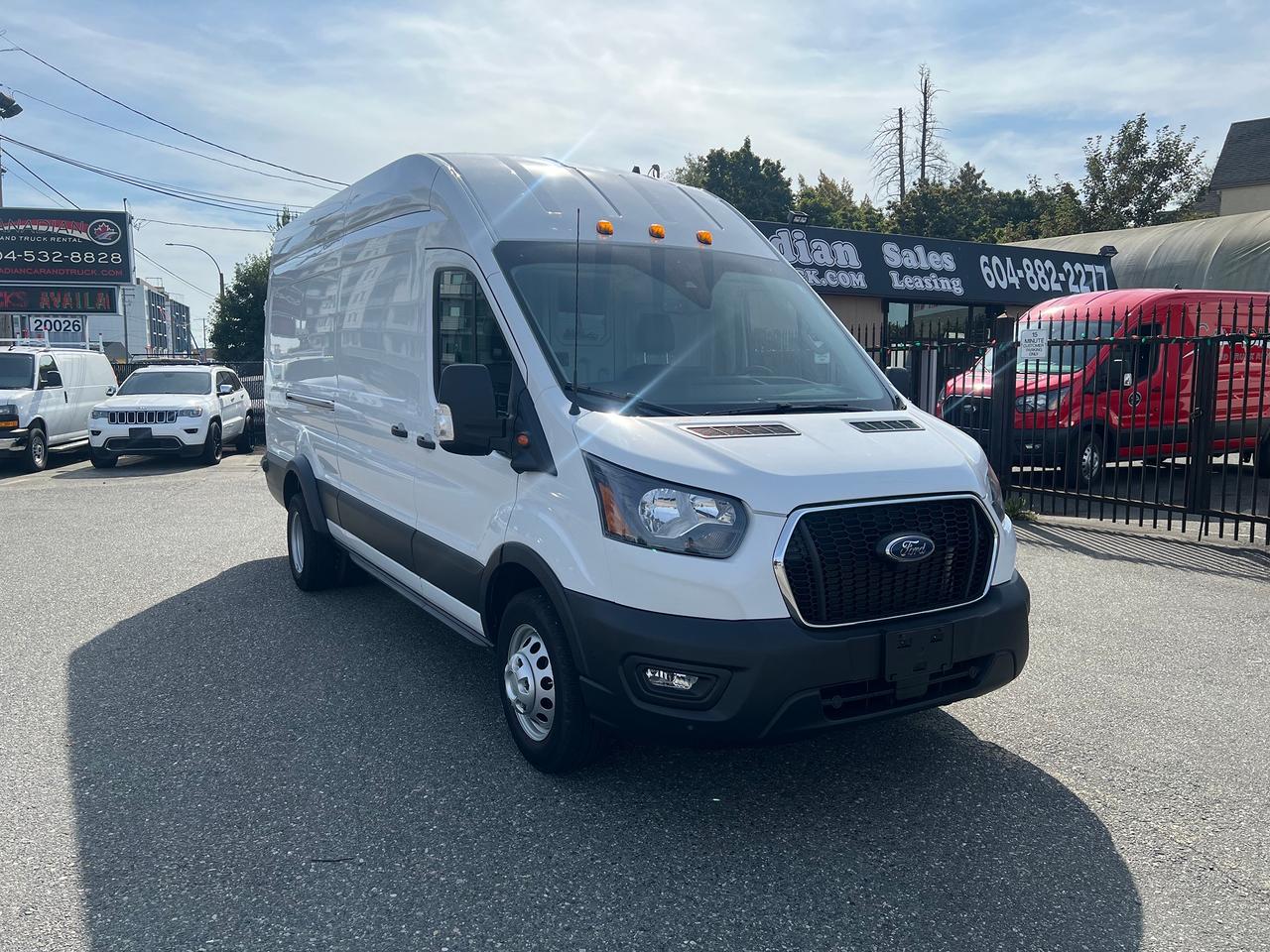 2025 Ford Transit Cargo Van T-350 HD 148" EL Hi Rf 9950 GVWR DRW AWD Photo