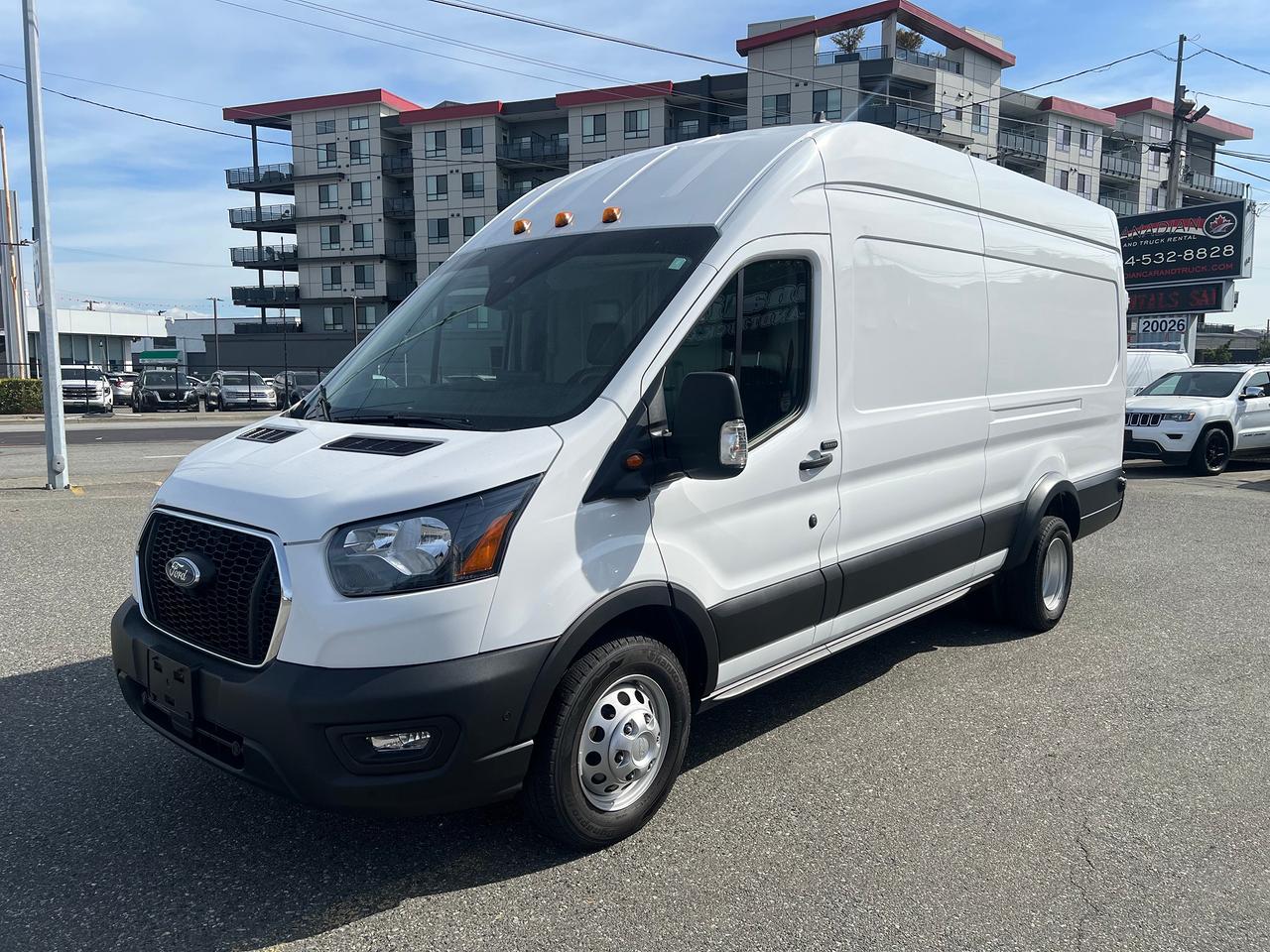 2025 Ford Transit Cargo Van T-350 HD 148" EL Hi Rf 9950 GVWR DRW AWD Photo
