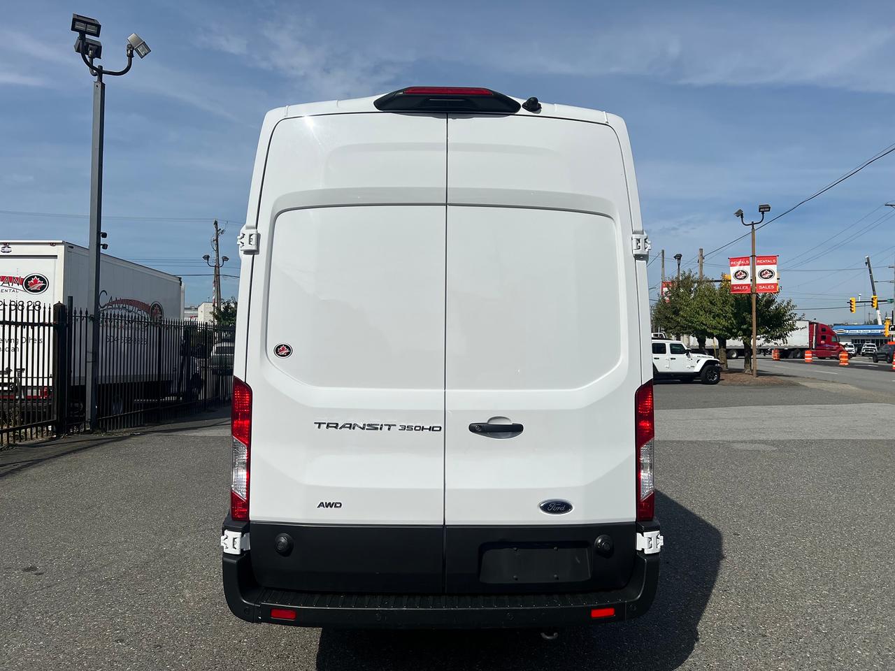 2025 Ford Transit Cargo Van T-350 HD 148" EL Hi Rf 9950 GVWR DRW AWD Photo