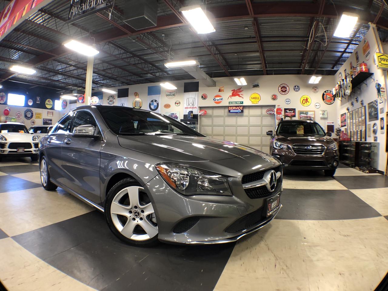 Gray 2018 Mercedes-Benz CLA Sedan All-Wheel Drive Automatic