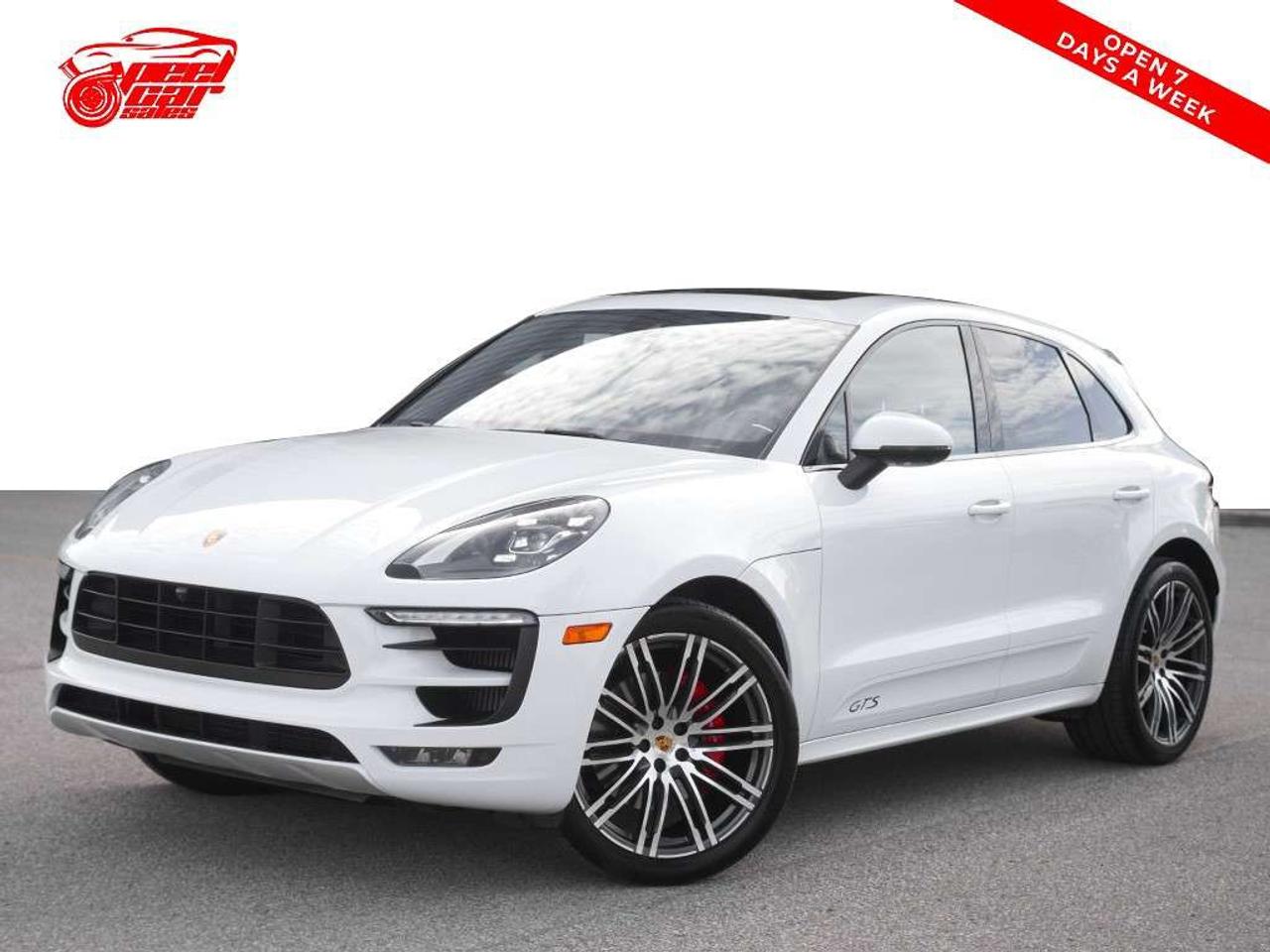 2017 Porsche Macan GTS Panoramic roof BSM. Bose Audio Leather Seats. Photo0