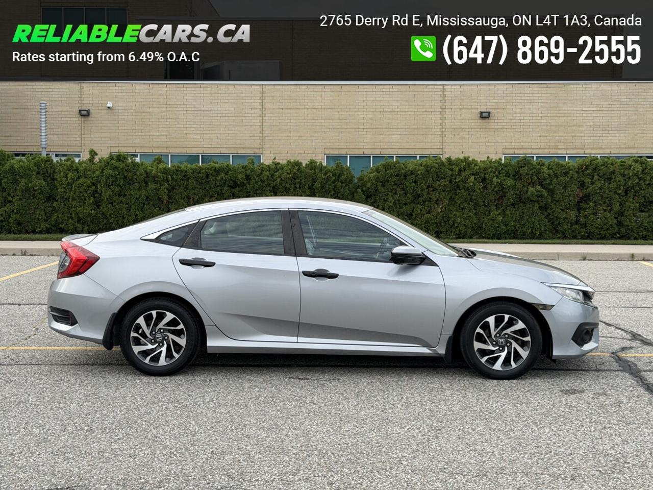 2018 Honda Civic SE | No-Accident | Honda Sensing | Alloy Rims | Lo Photo