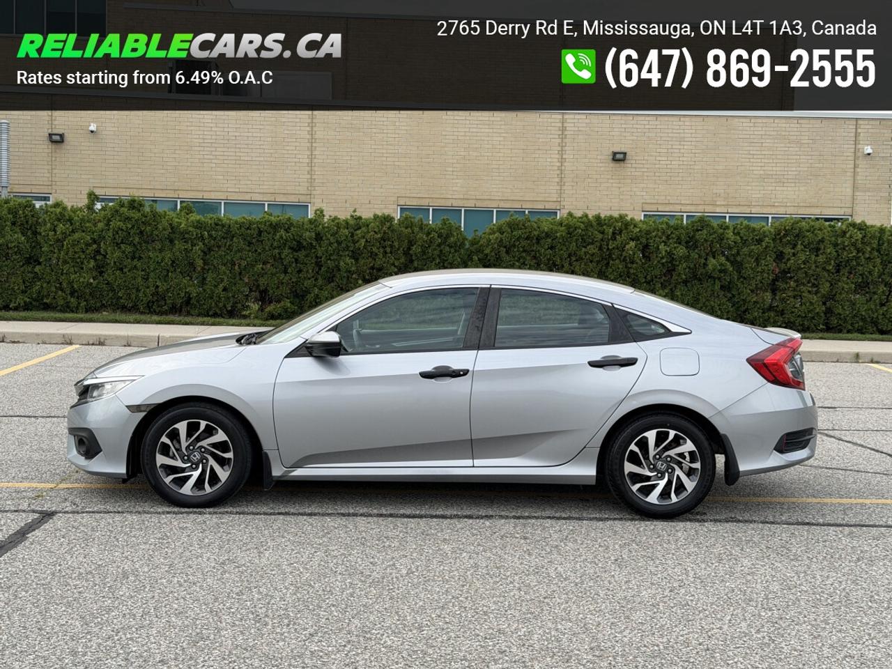 2018 Honda Civic SE | No-Accident | Honda Sensing | Alloy Rims | Lo Photo
