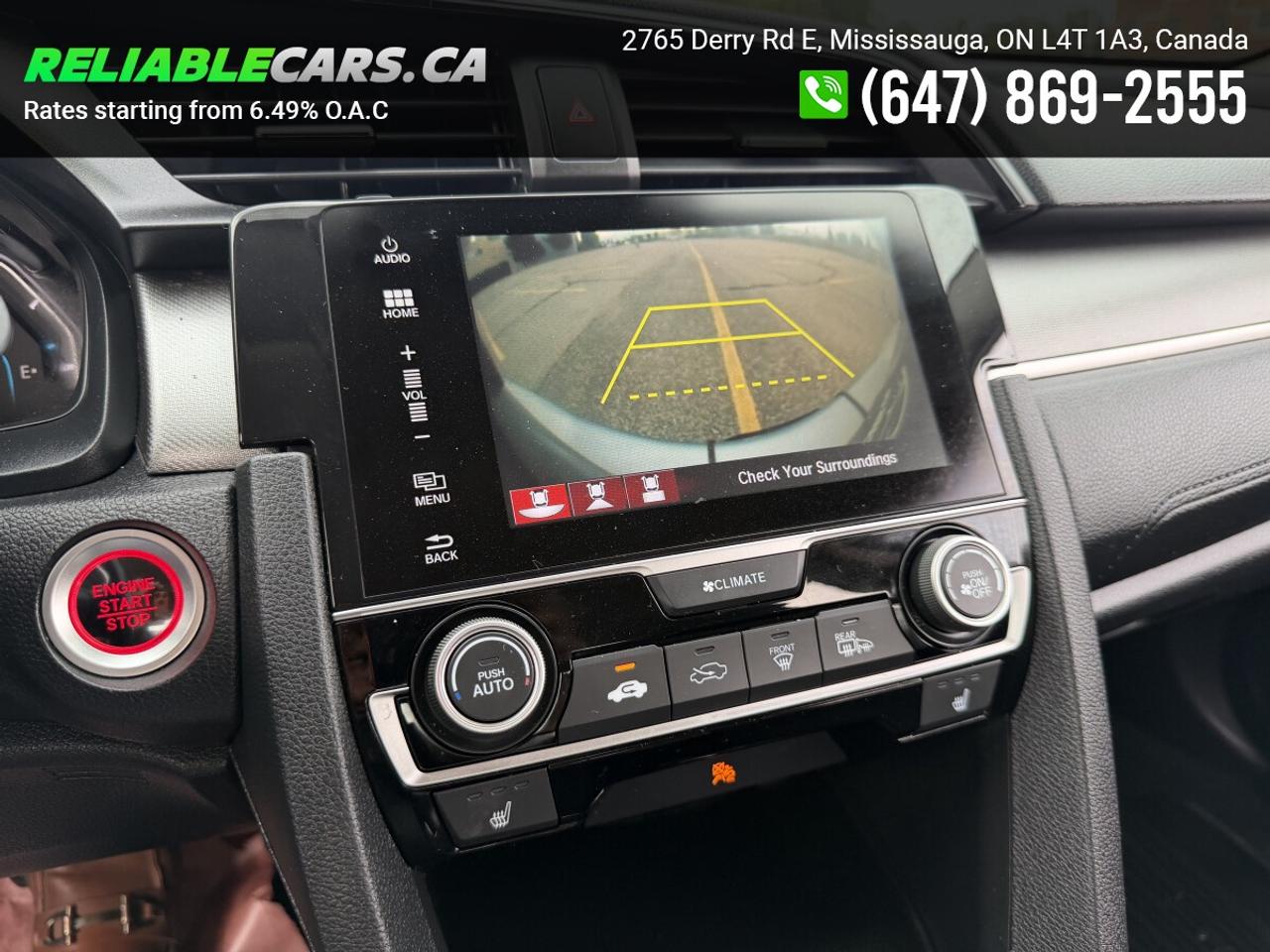 2018 Honda Civic SE | No-Accident | Honda Sensing | Alloy Rims | Lo Photo