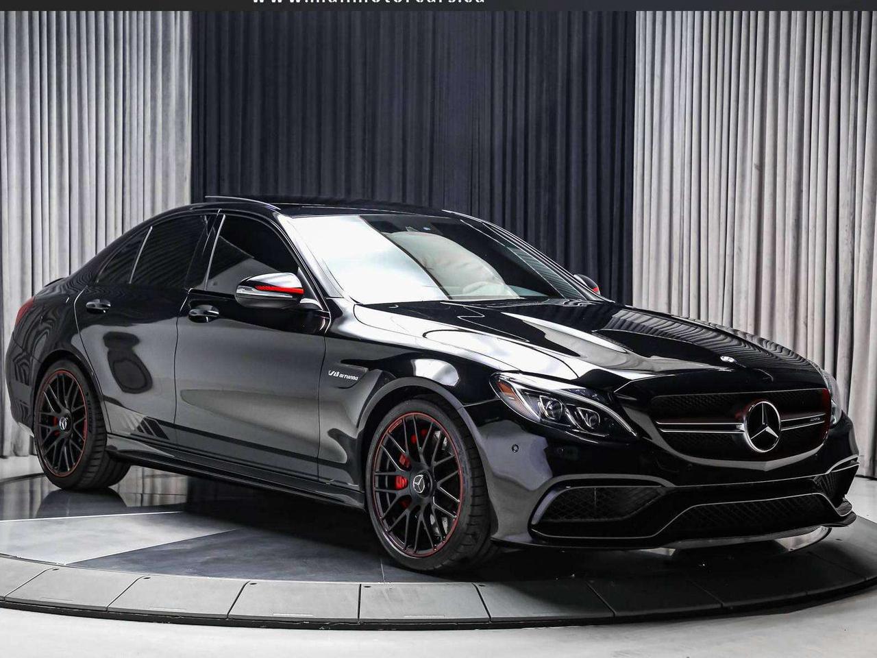 2015 Mercedes-Benz C-Class C 63 S AMG EDITION 1 SEDAN V8 RARE LOADED NOACCDNT Photo