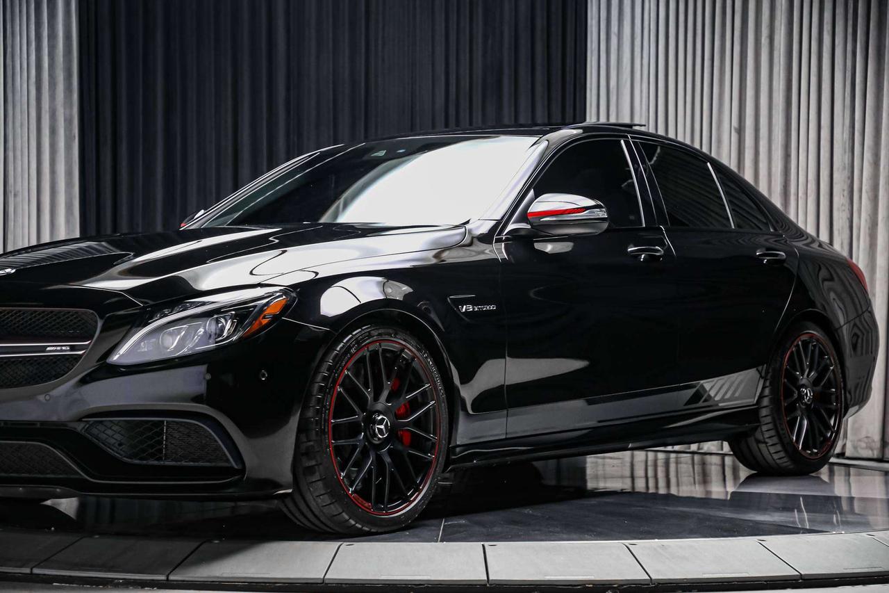 2015 Mercedes-Benz C-Class C 63 S AMG EDITION 1 SEDAN V8 RARE LOADED NOACCDNT Photo