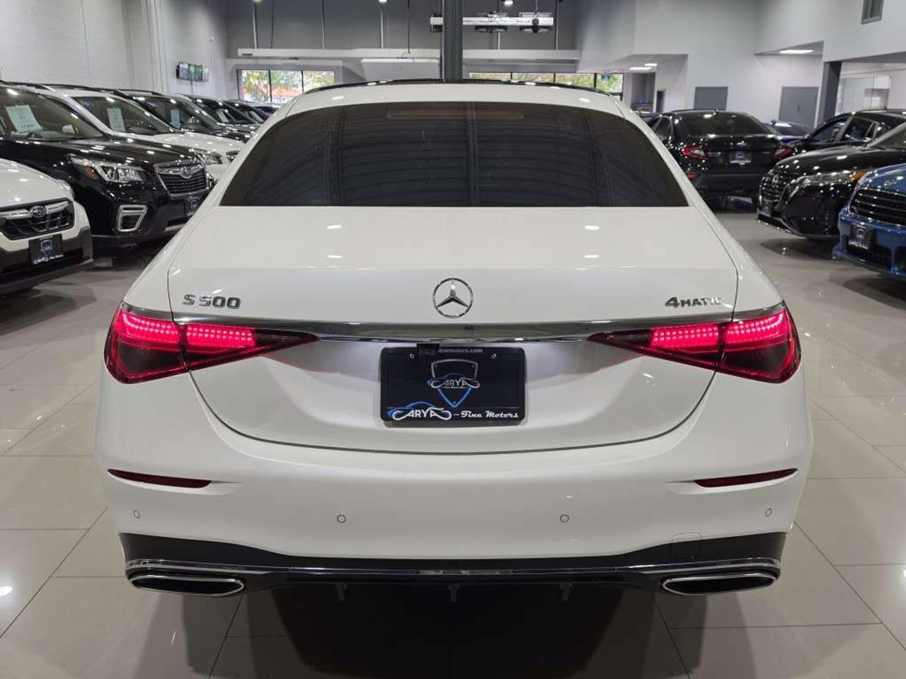 2021 Mercedes-Benz S-Class S 500 4MATIC AMG PKG MHEV Rear-Axle Steering NO ACCIDENT LOW KM CARBON FIBER TRIM DIAMOND STICH LEATHER INTERIOR Photo