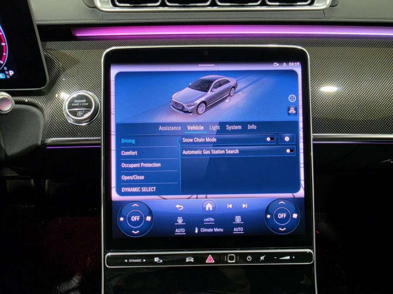 2021 Mercedes-Benz S-Class S 500 4MATIC AMG PKG MHEV Rear-Axle Steering NO ACCIDENT LOW KM CARBON FIBER TRIM DIAMOND STICH LEATHER INTERIOR Photo