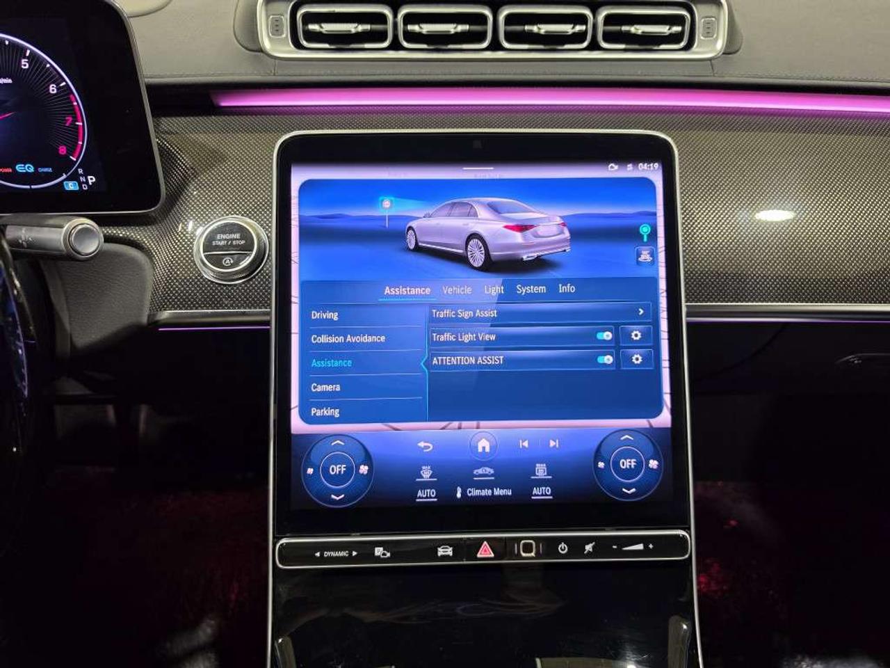 2021 Mercedes-Benz S-Class S 500 4MATIC AMG PKG MHEV Rear-Axle Steering NO ACCIDENT LOW KM CARBON FIBER TRIM DIAMOND STICH LEATHER INTERIOR Photo