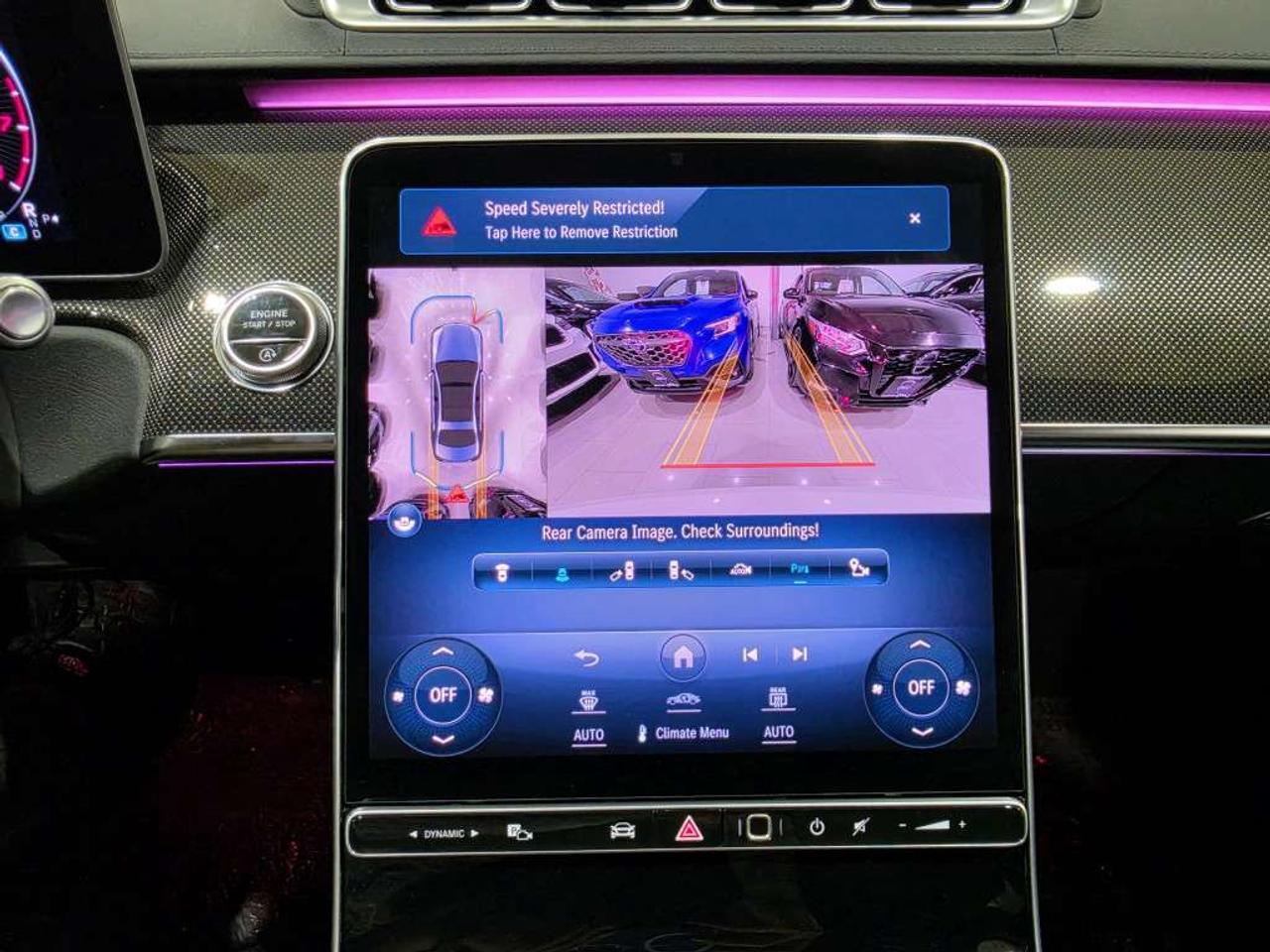 2021 Mercedes-Benz S-Class S 500 4MATIC AMG PKG MHEV Rear-Axle Steering NO ACCIDENT LOW KM CARBON FIBER TRIM DIAMOND STICH LEATHER INTERIOR Photo