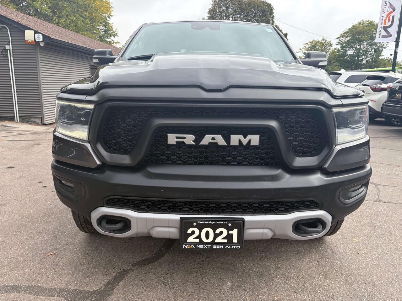 2021 RAM 1500 Rebel Crew Cab 4x4 EcoDiesel One Owner Clean CARFA Photo2