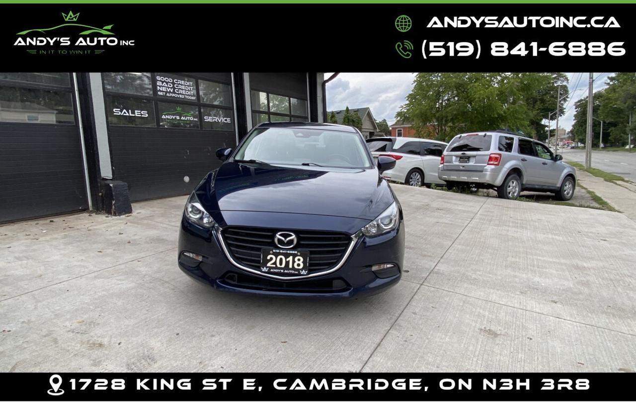 2018 Mazda Mazda3 ! HEATED SEATS ! NO ACCIDENTS ! BACKUP CAM! Touring ! HEATED SEATS ! NO ACCIDENTS ! BACKUP CAM Photo