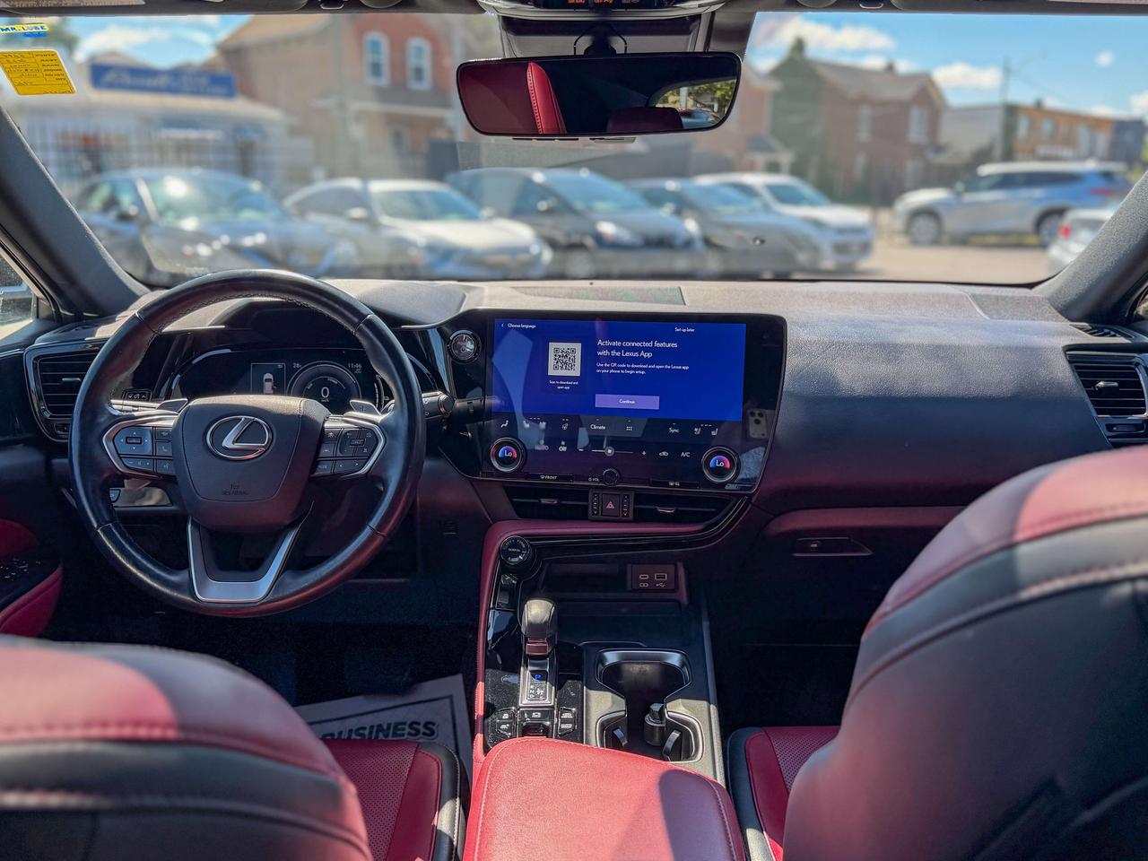 2023 Lexus NX NX 450h+/LOW KM/BSM/CAMERA/ROOF/RED LEATHER Photo