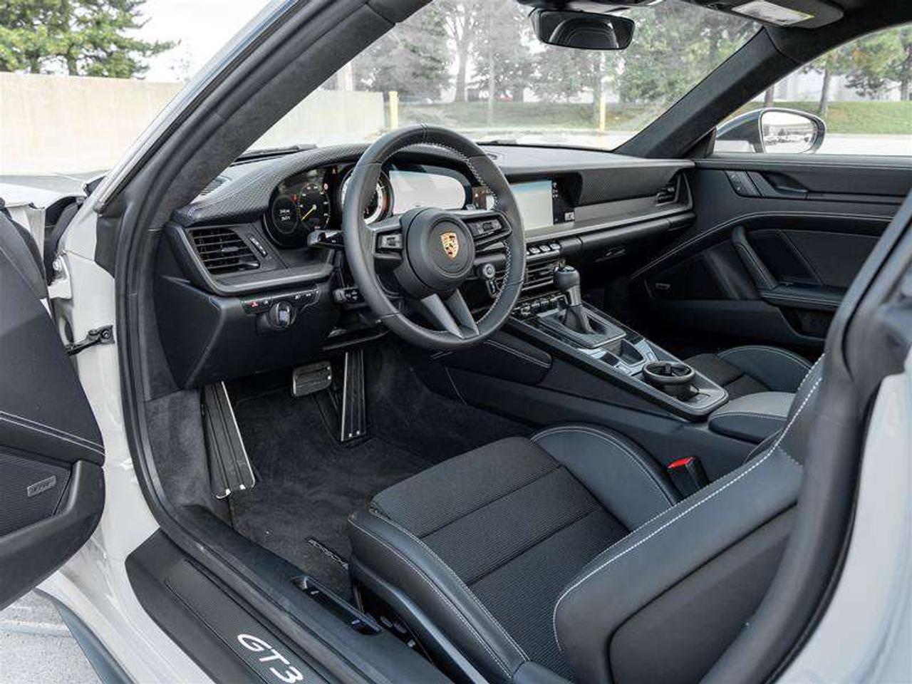 2023 Porsche 911 GT3 Coupe with Touring Package Carbon Fiber Roof, Front Axle Lift System Wheels Painted in Satin Bla Photo