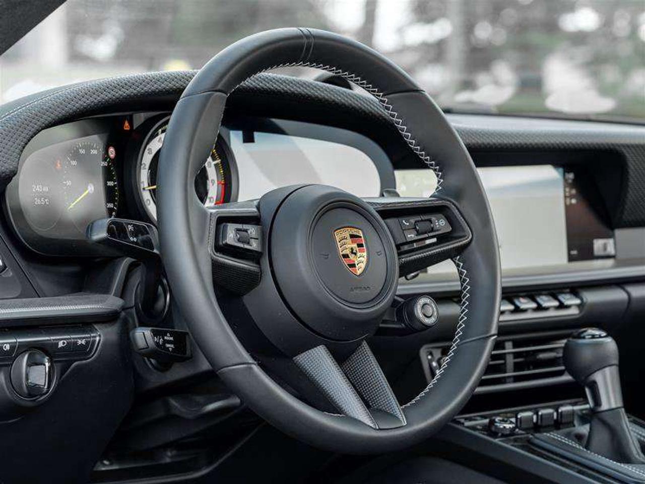 2023 Porsche 911 GT3 Coupe with Touring Package Carbon Fiber Roof, Front Axle Lift System Wheels Painted in Satin Bla Photo