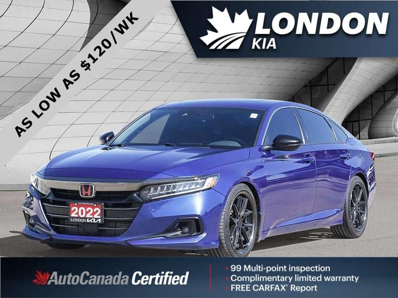 2022 Honda Accord Sport 2.0   Lather   Sunroof   Push Button   Heated Seats Photo