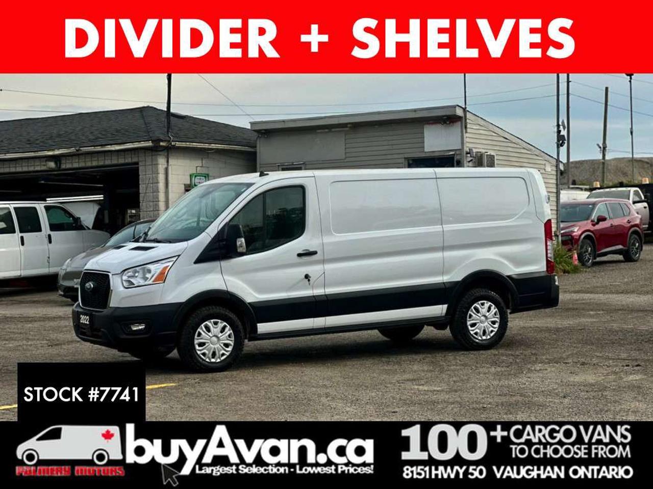2022 Ford Transit T-250 130WB Low Roof + Divider Shelves Photo