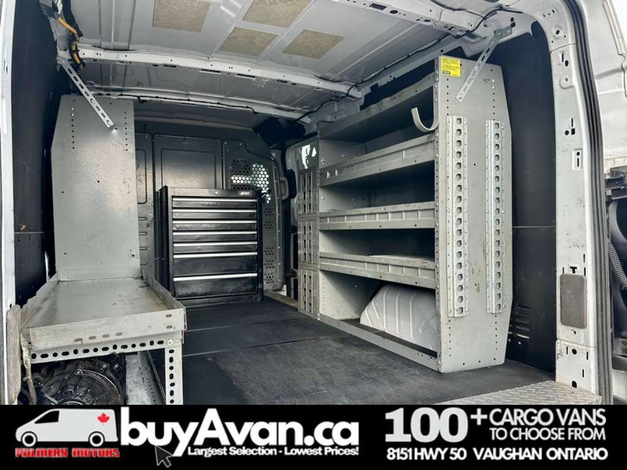2022 Ford Transit T-250 130WB Low Roof + Divider Shelves Photo