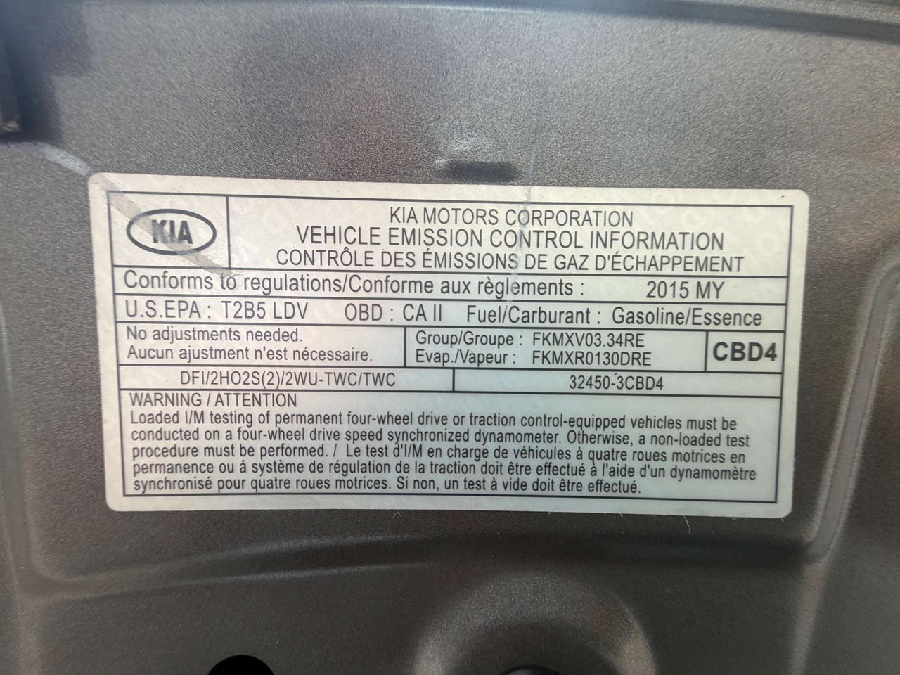 2015 Kia Sorento EX !!! YES ONLY 42992 KMS !!! ONE OWNER !! MINT !! Photo