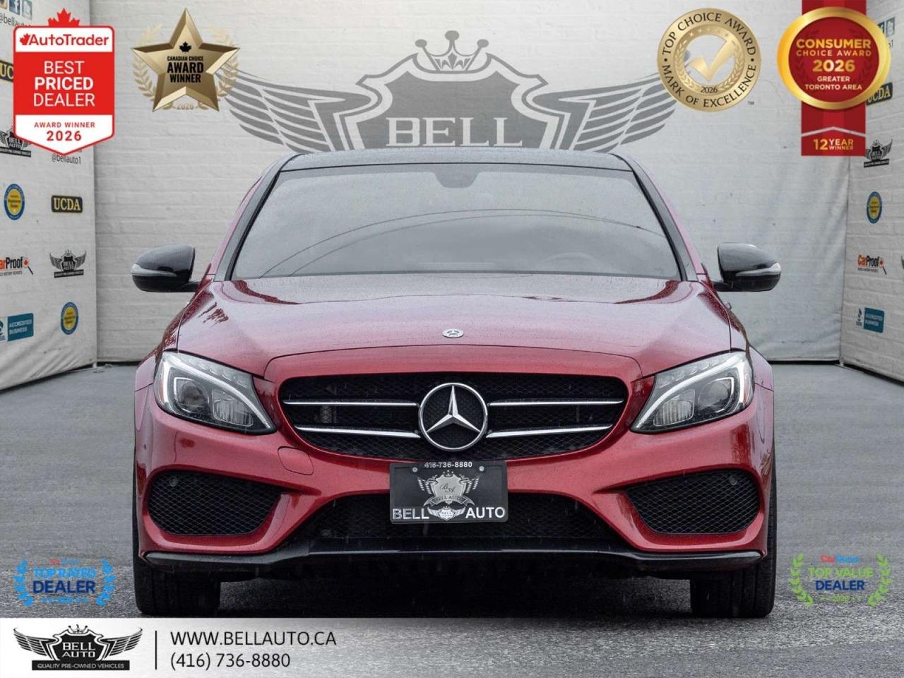 2018 Mercedes-Benz C-Class C300   AMGPKG   NIGHTPKG   PRMPKG   NAVI   B.CAM   PANO   NOACCIDENT Photo