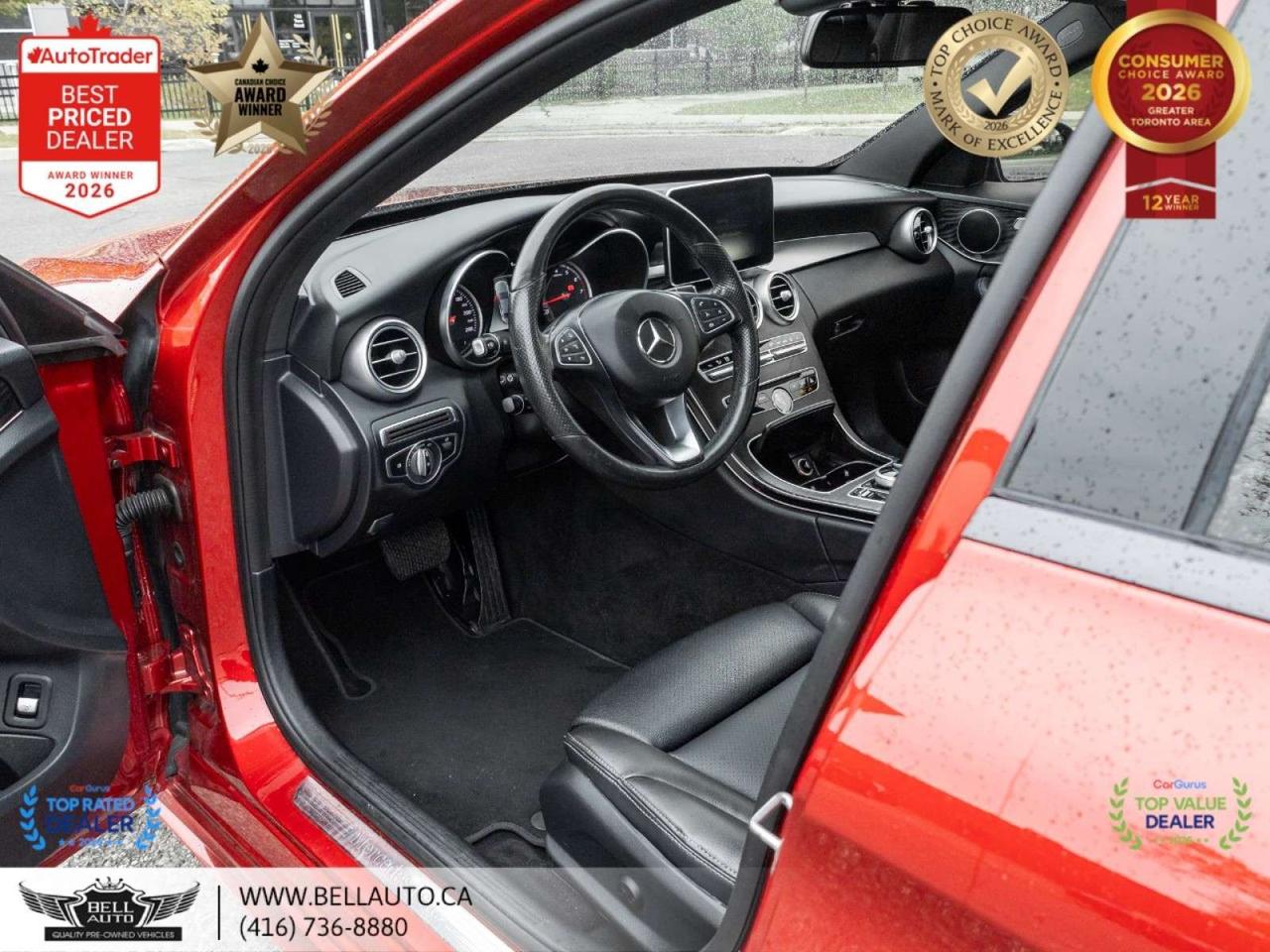 2018 Mercedes-Benz C-Class C300   AMGPKG   NIGHTPKG   PRMPKG   NAVI   B.CAM   PANO   NOACCIDENT Photo