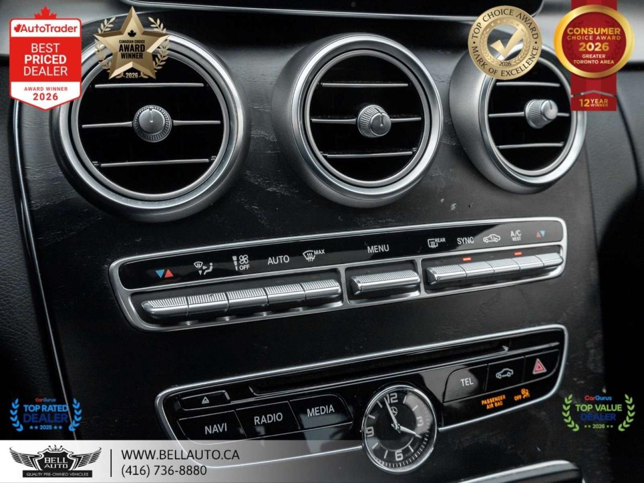 2018 Mercedes-Benz C-Class C300   AMGPKG   NIGHTPKG   PRMPKG   NAVI   B.CAM   PANO   NOACCIDENT Photo