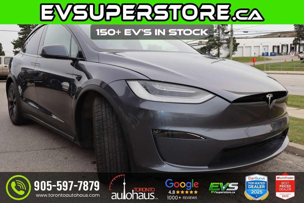2022 Tesla Model X Pre-Paid FSD I YOKE I 7 SEATS I White Interior Photo