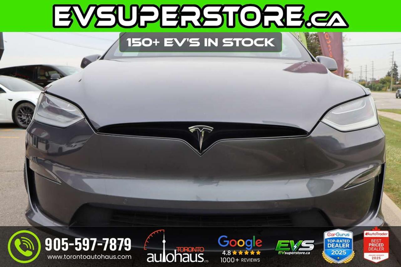 2022 Tesla Model X Pre-Paid FSD I YOKE I 7 SEATS I White Interior Photo1