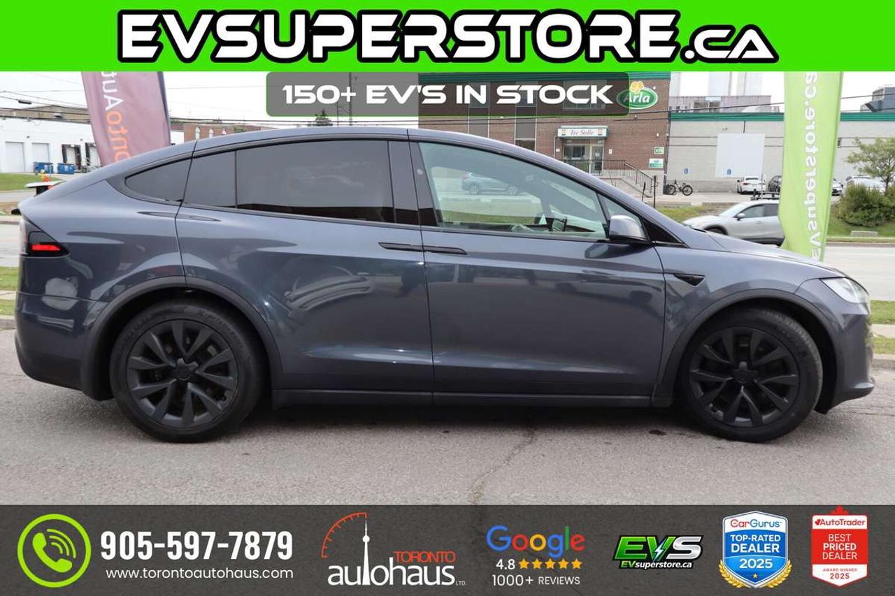 2022 Tesla Model X Pre-Paid FSD I YOKE I 7 SEATS I White Interior Photo4